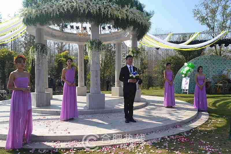 合肥滨湖湿地森林公园可举办浪漫的希腊式户外草坪婚礼 
